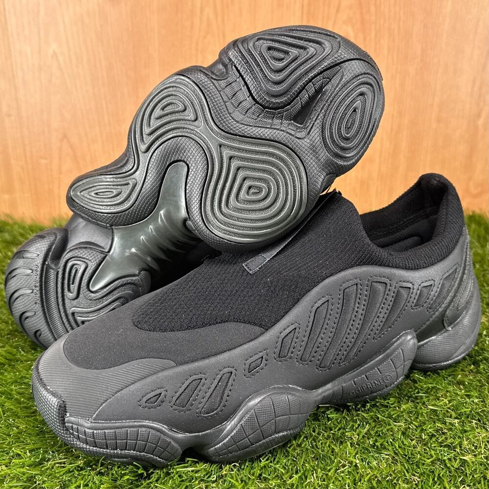adidas Intimidation Slip On Triple Black Lifestyle Shoes JS0823 Men's Size 9